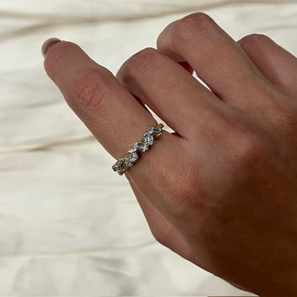 Asymmetric Stones Ring