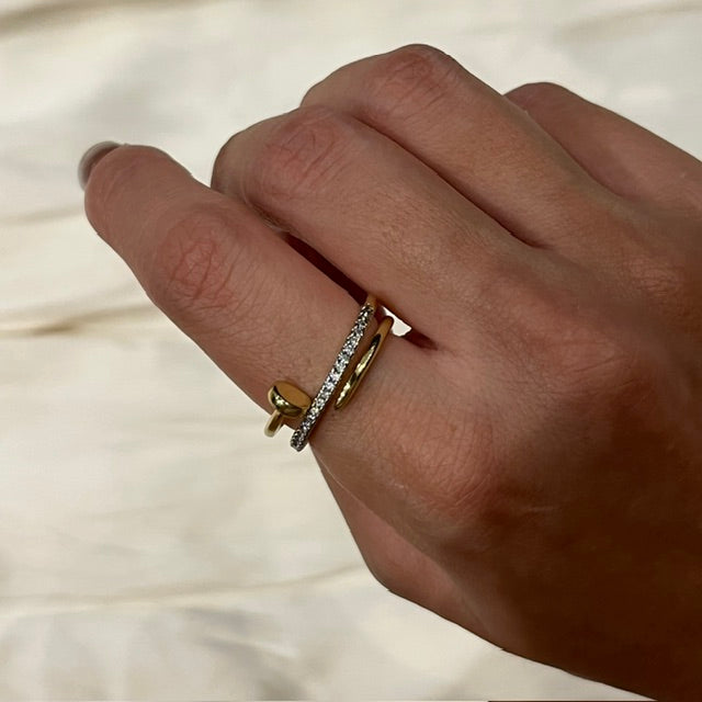 Cartier Double Nail Ring