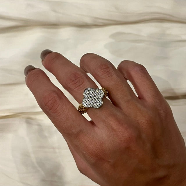 Chunky Van Cleef Ring