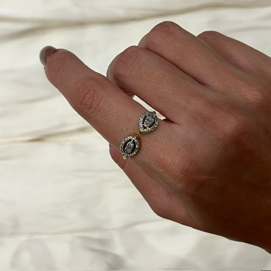 Double Stone Ring