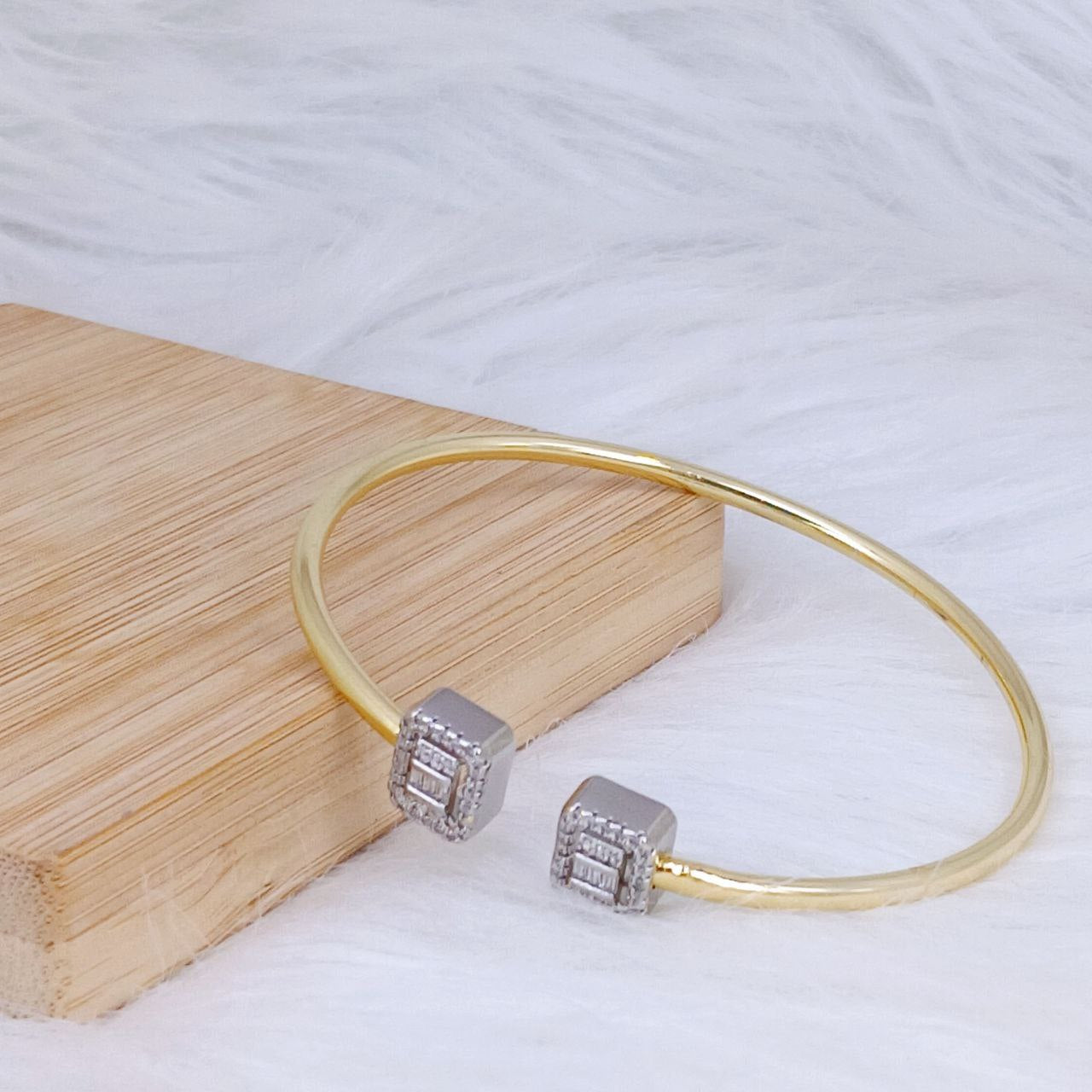 Opened Baguette Bangle